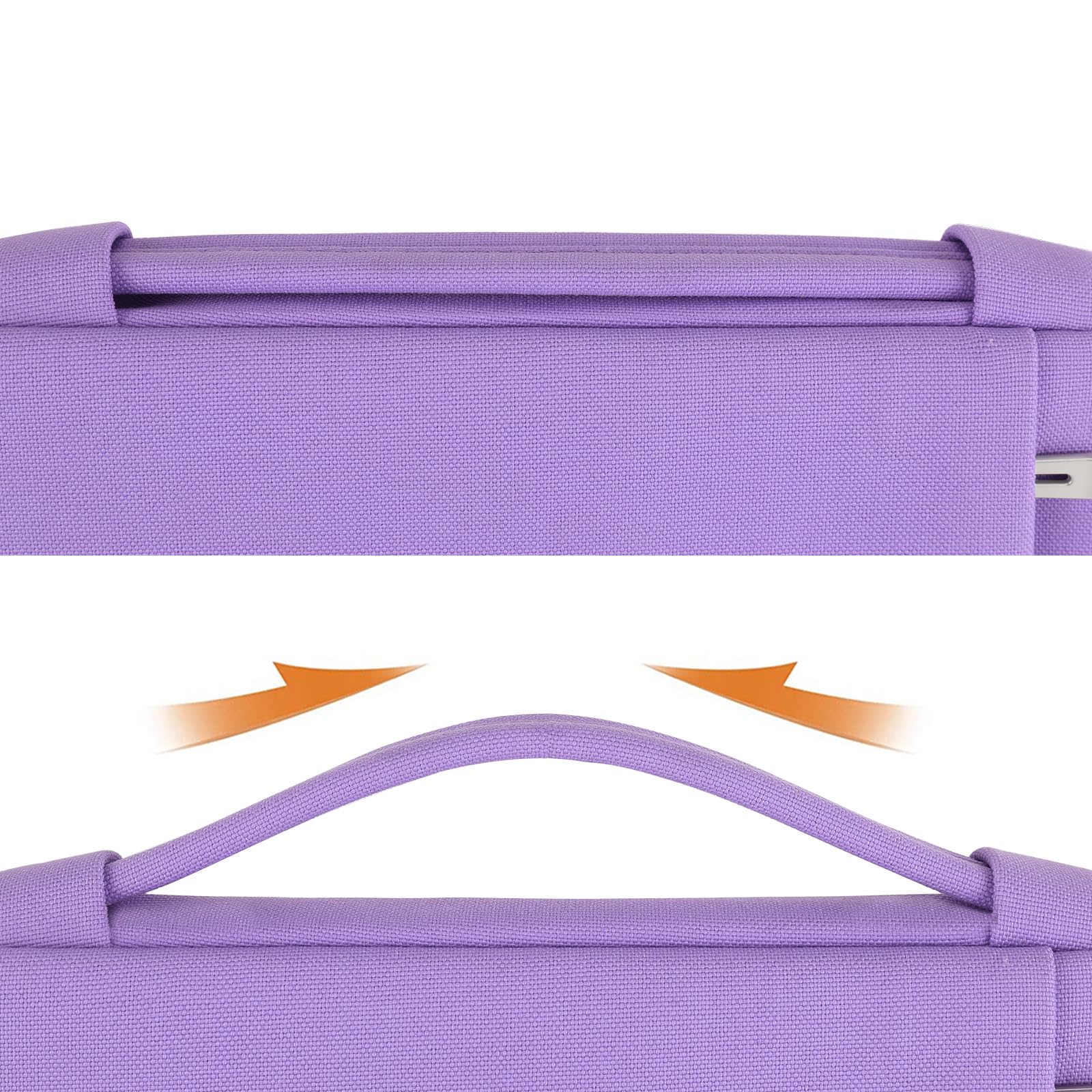 DOMISO housse ordinateur portable 17,3 pouces violet déperlante