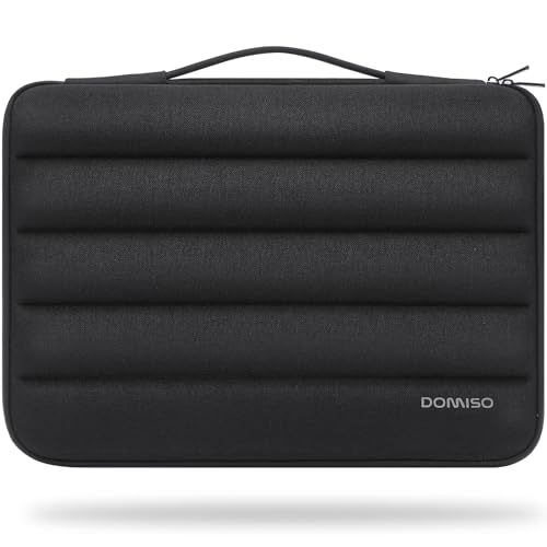 DOMISO Housse ordinateur portable 14 pouces noire antichoc