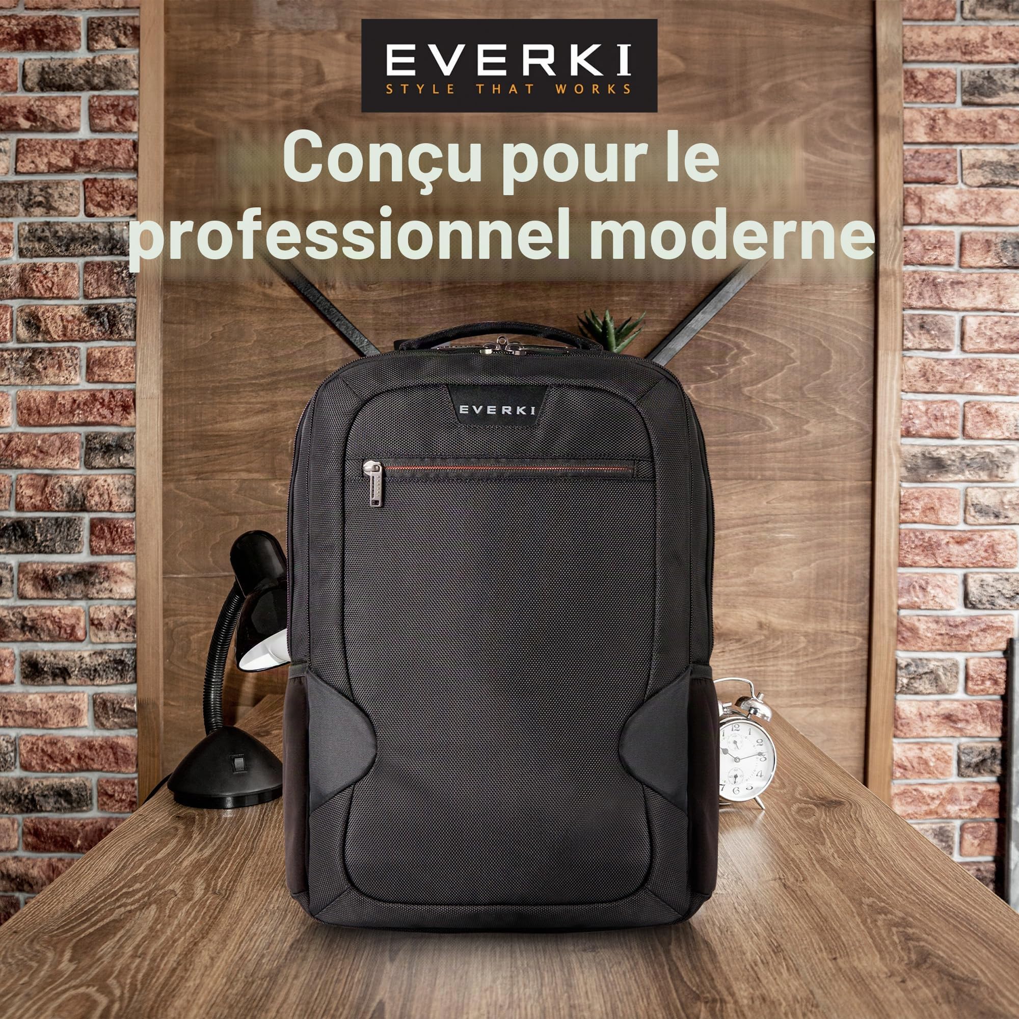 Everki Studio Slim sac à dos PC 15 pouces 14L noir