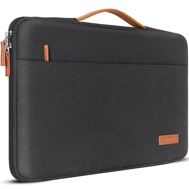 DOMISO housse ordinateur portable 15-15,6 pouces noir imperméable