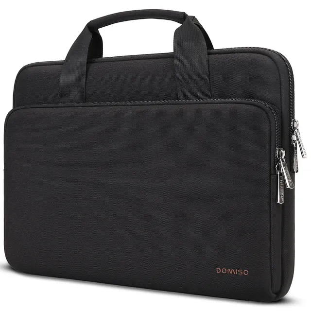 DOMISO Housse ordinateur portable 17,3 pouces noire imperméable
