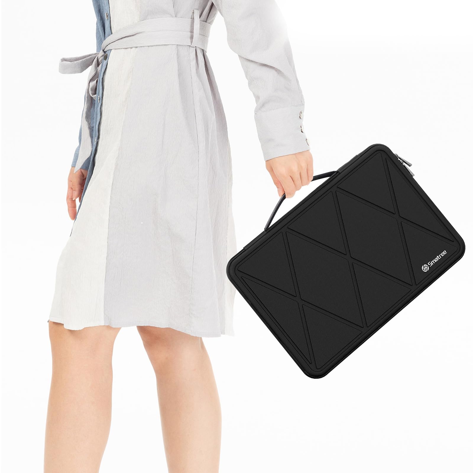 Smatree X8245 housse rigide 13" iPad Air M3 noir/blanc EVA