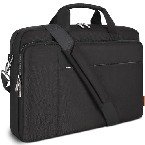 DOMISO 17,3 pouces sacoche ordinateur noire imperméable