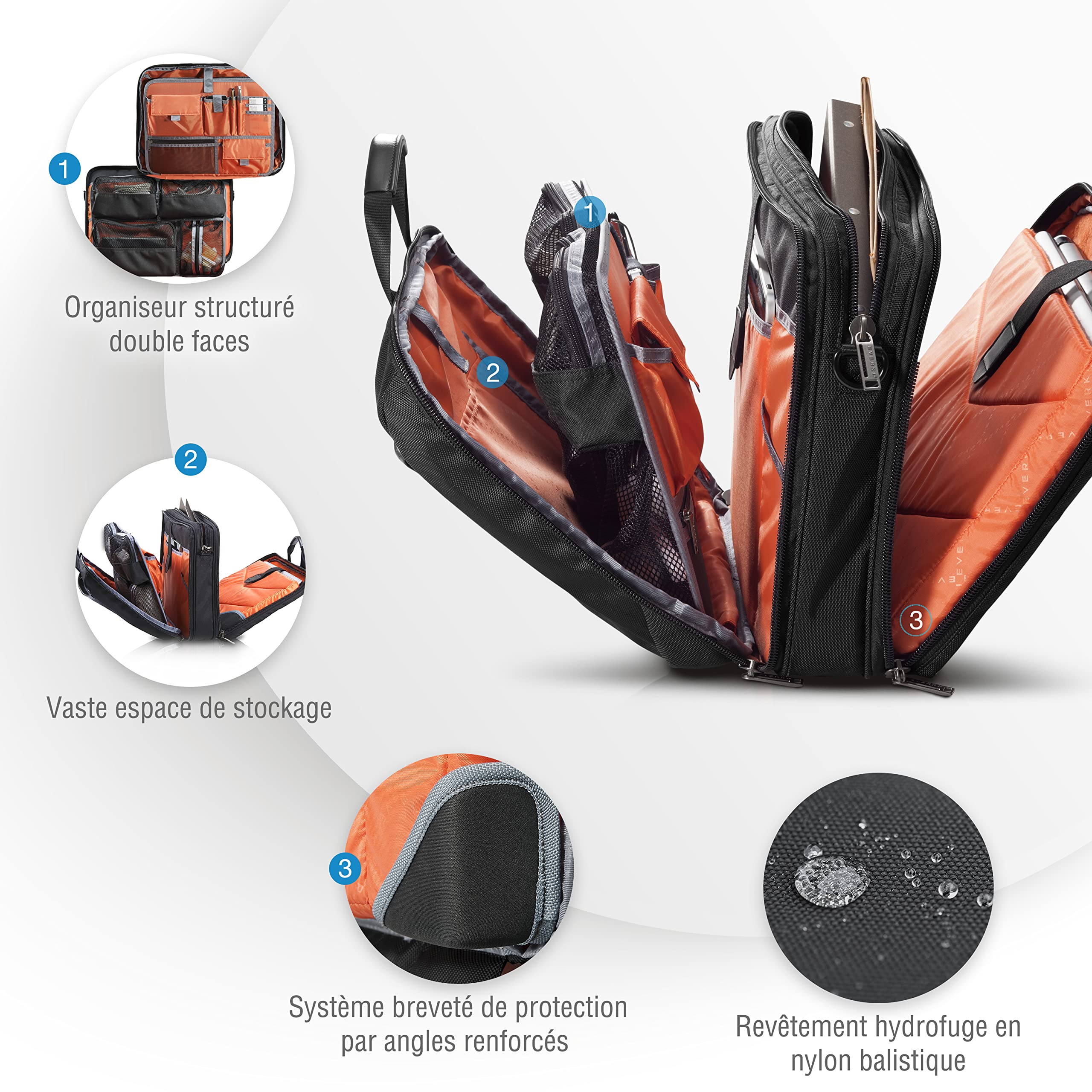 Everki Versa EKB427BK17 Sacoche PC 17,3 pouces noire