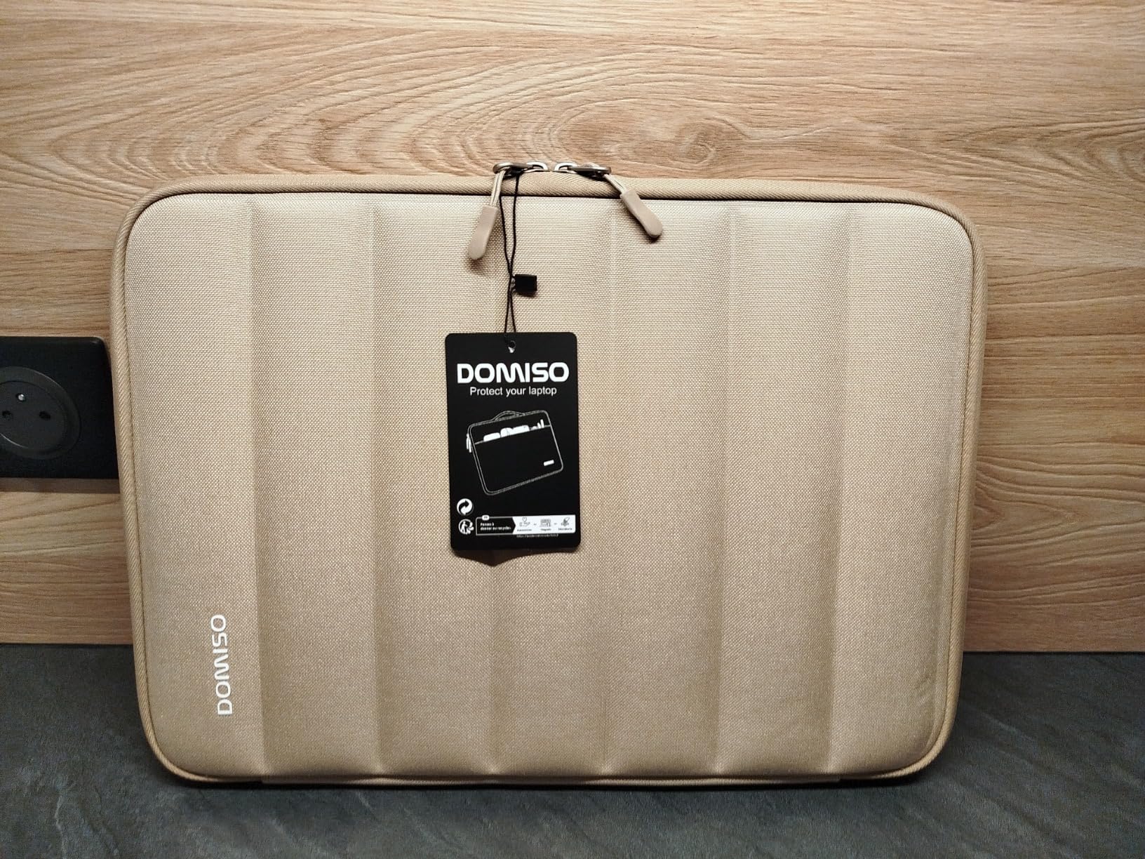DOMISO 15,6 pouces housse PC portable noir étanche