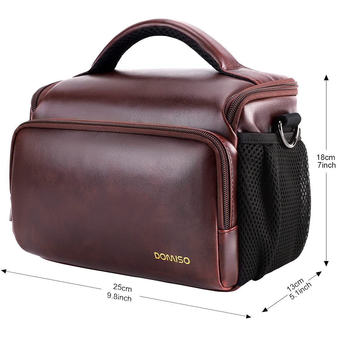 Domiso sac bandoulière photo reflex vin compact