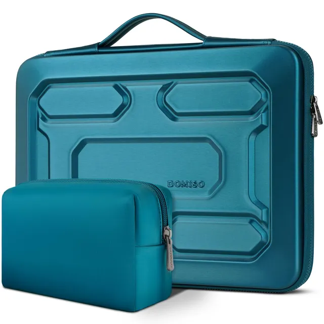 DOMISO Housse ordinateur portable 14 pouces turquoise antichoc