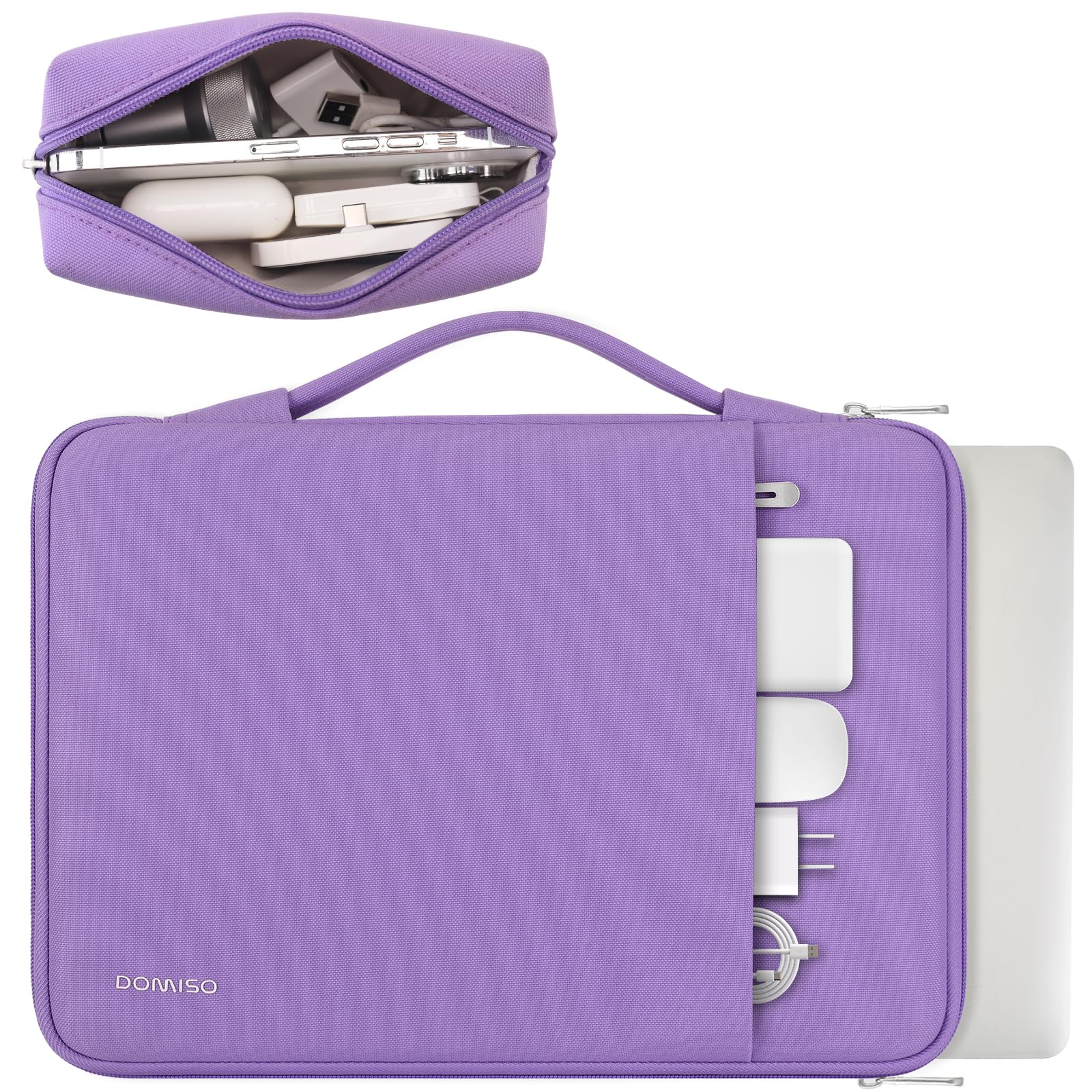 DOMISO housse ordinateur portable 17,3 pouces violet déperlante