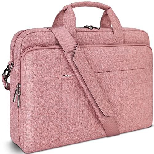 Domiso 17,3 pouces sacoche ordinateur rose imperméable