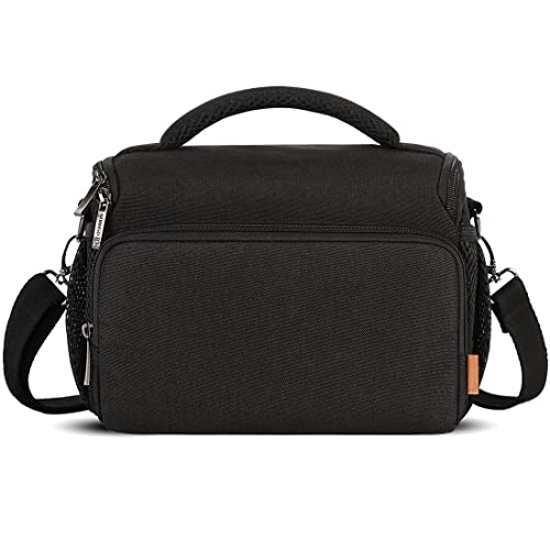Domiso sac appareil photo reflex noir compact