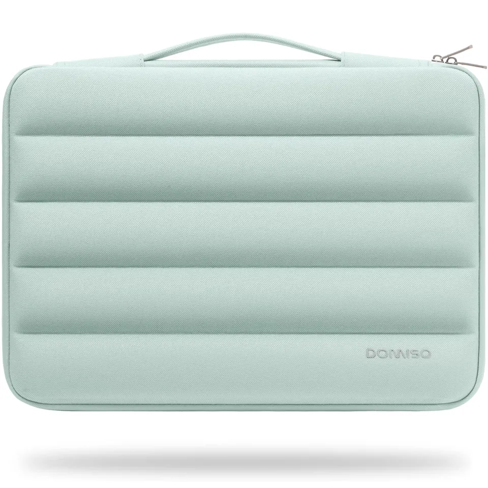DOMISO Housse ordinateur portable 14 pouces menthe verte étanche