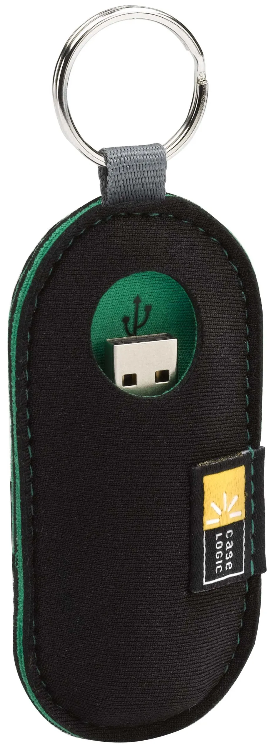 Case Logic USB201K housse clé USB noir 2 clés néoprène