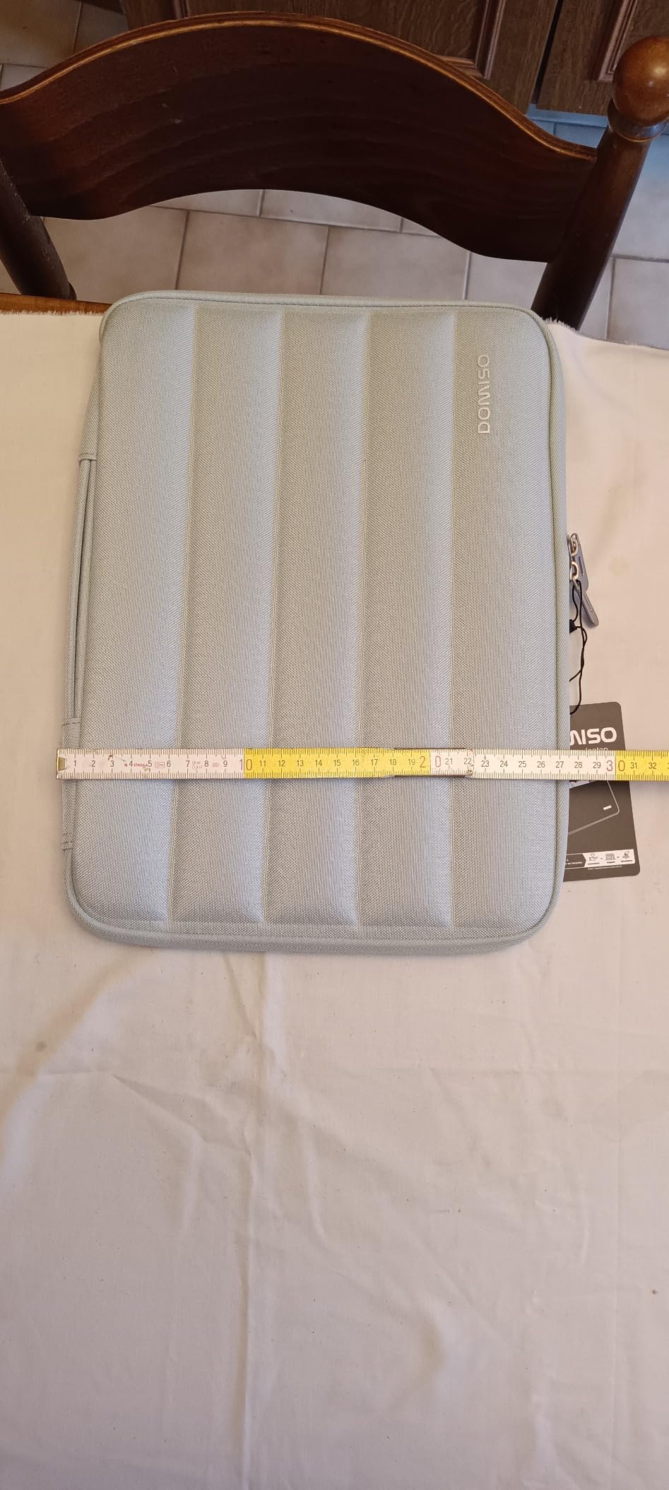 DOMISO Housse ordinateur portable 14 pouces beige étanche