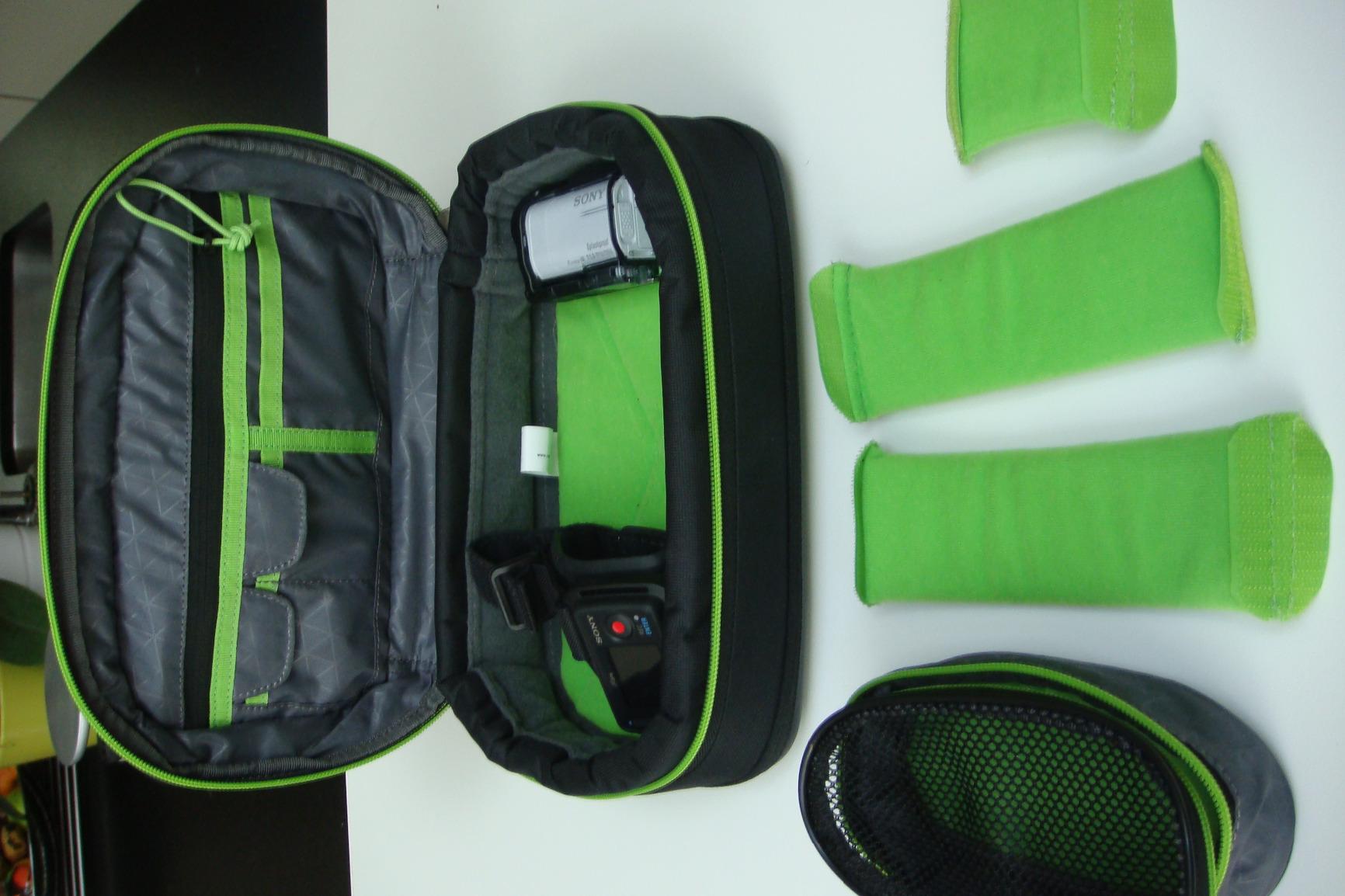 CASE LOGIC KAC101 Étui Caméra Embarquée Noir 2 Places