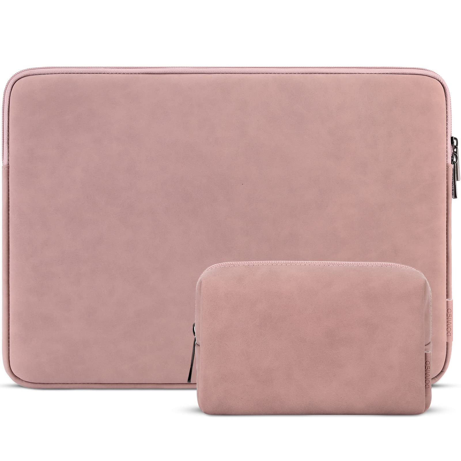 Domiso Housse PC 14 Pouces Rose Imperméable Légère