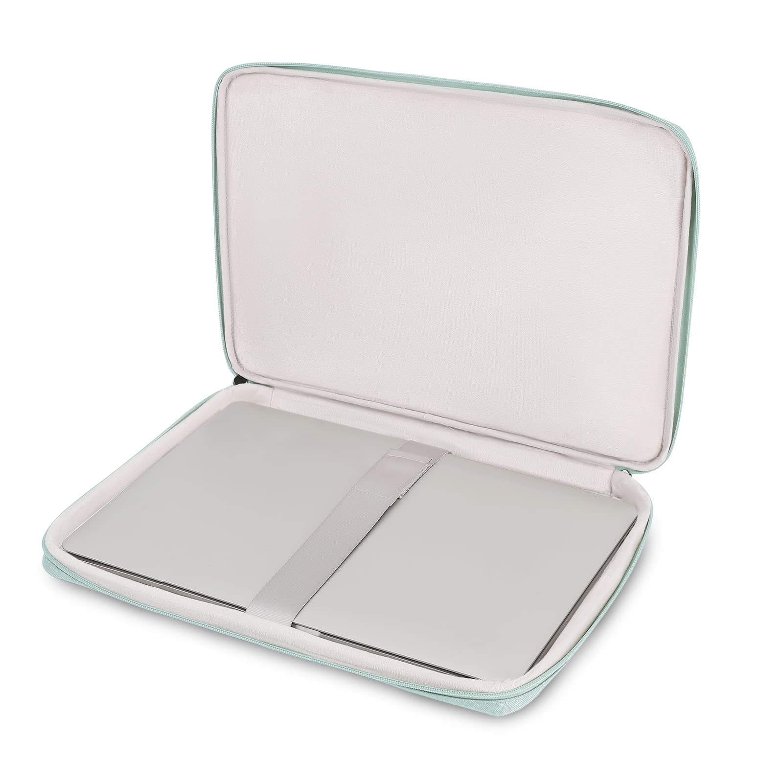 DOMISO Pochette PC portable 17,3 pouces menthe verte antichoc