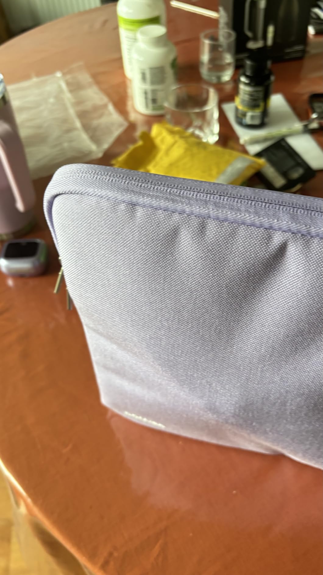 DOMISO 17,3 Pouces Sacoche PC Portable Pourpre Antichoc