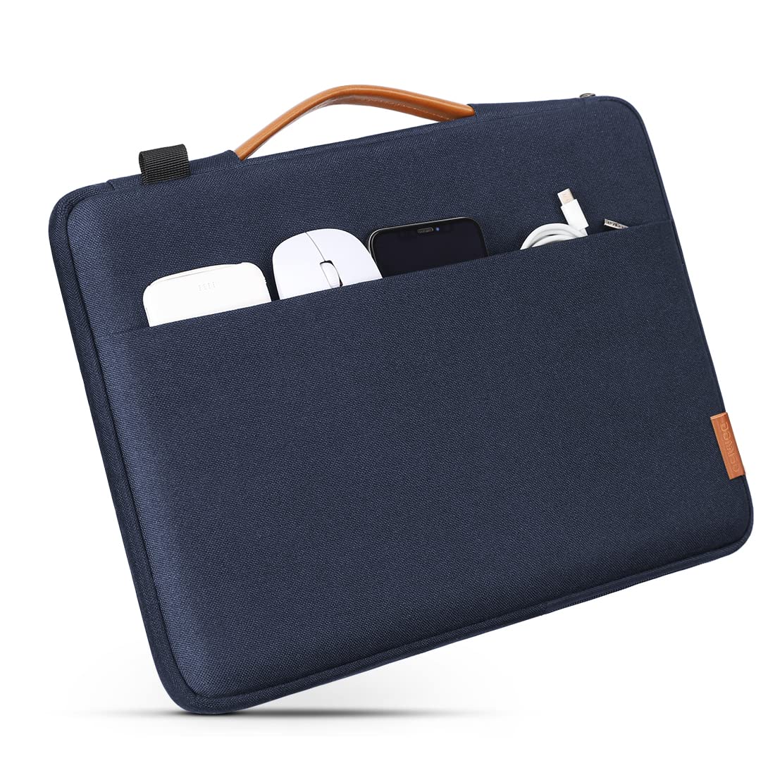 DOMISO housse 14 pouces ordinateur portable bleu foncé antichoc