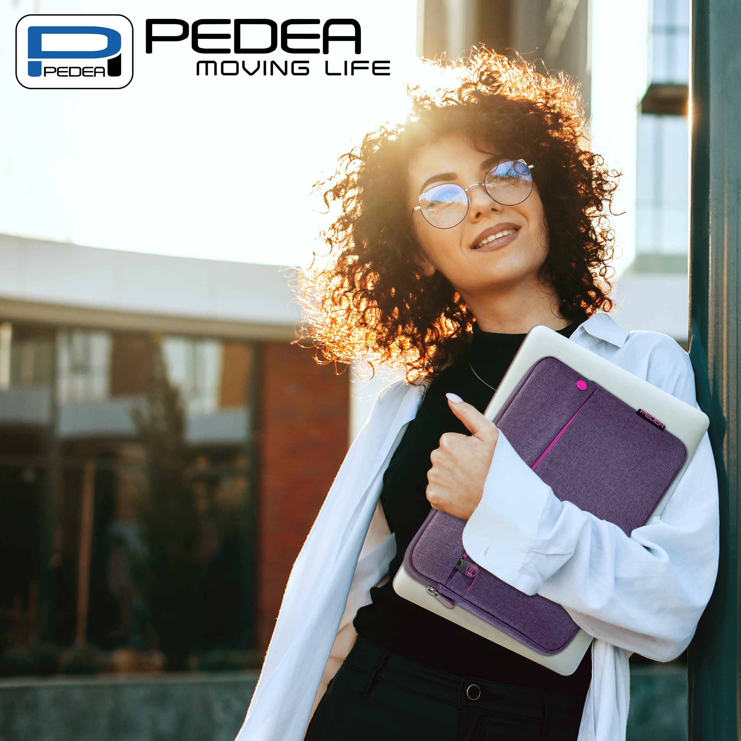 Pedea Fashion housse tablette 11" violette rembourrée
