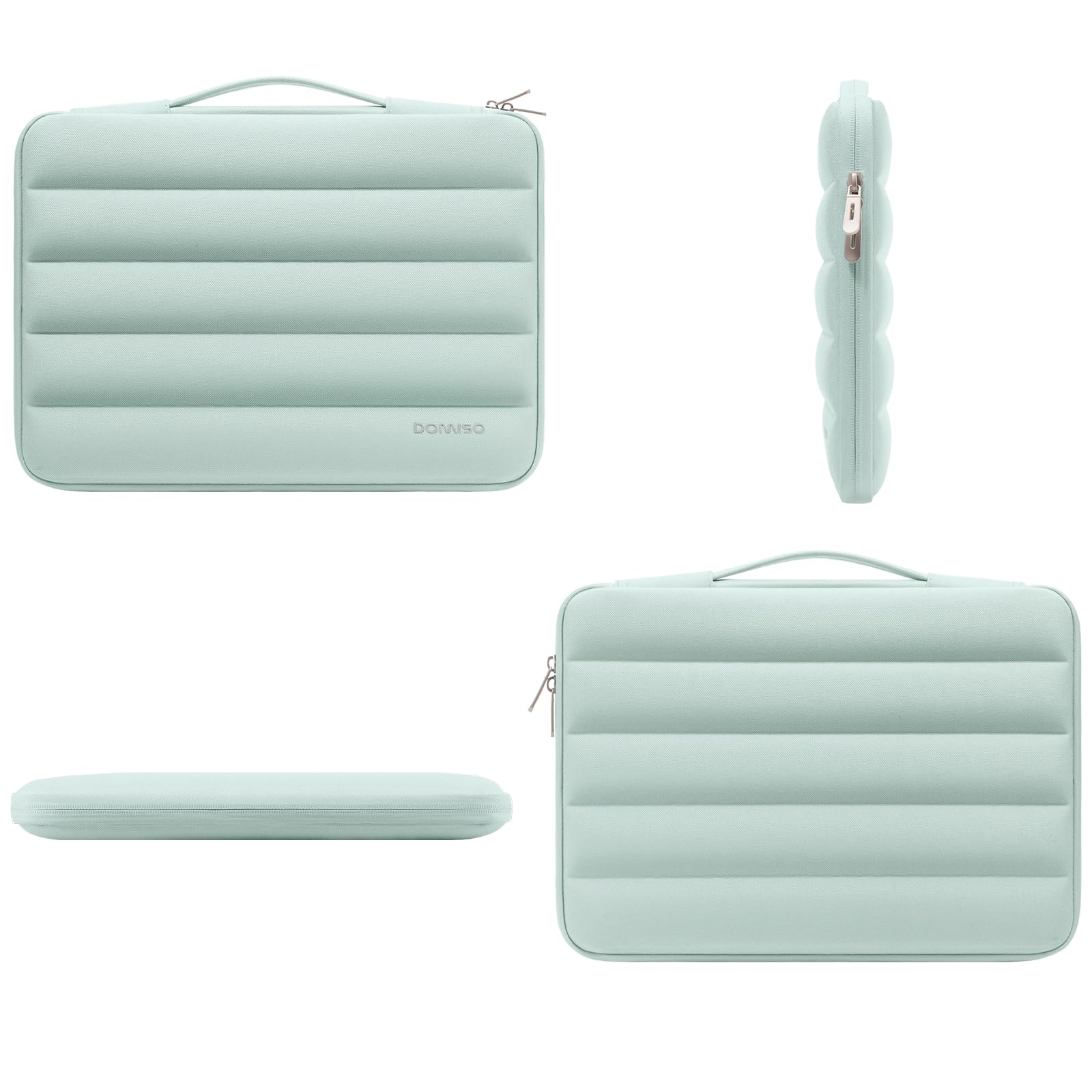 DOMISO 17,3 Pouces Housse Ordinateur Portable Menthe Verte Imperméable