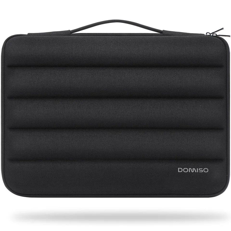 DOMISO Housse ordinateur portable 14 pouces noire antichoc