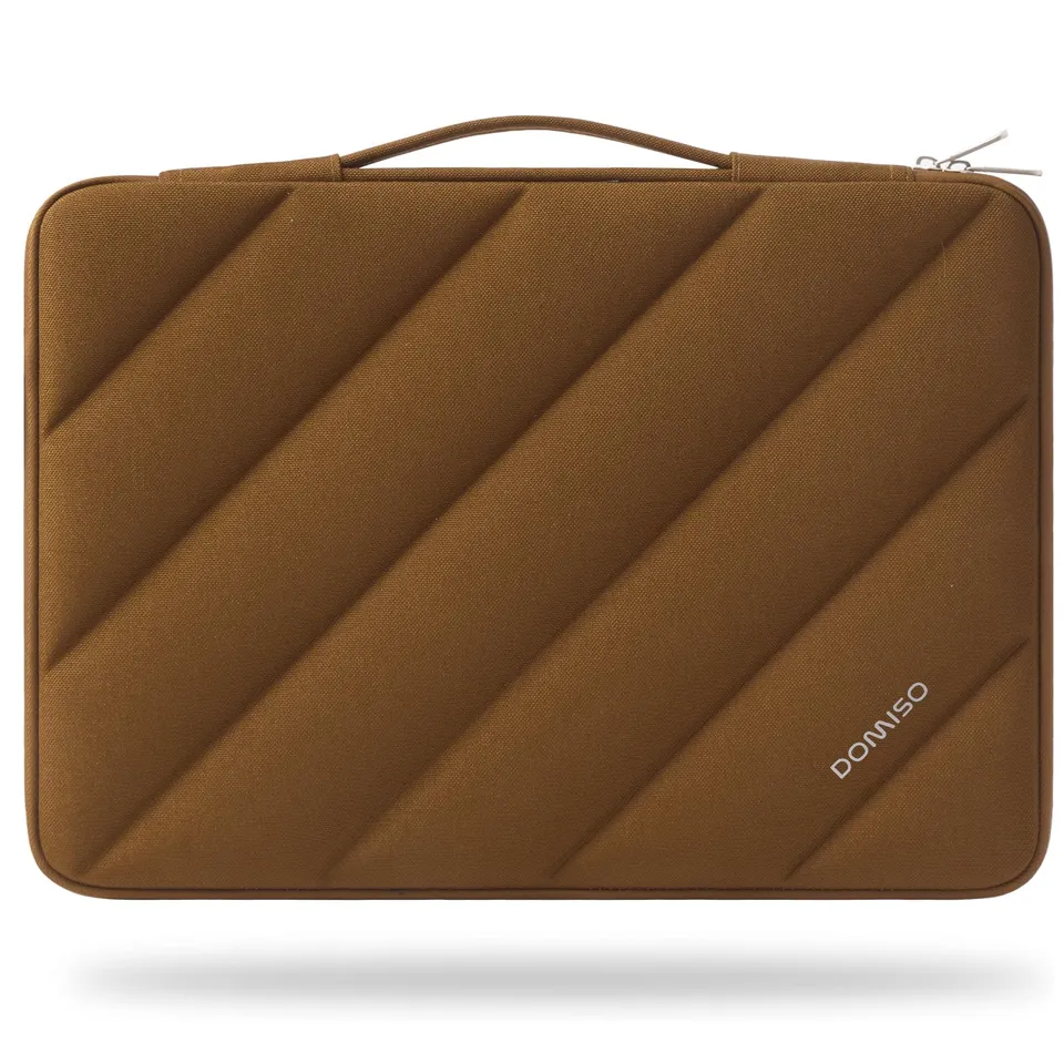 DOMISO 17,3 pouces housse PC portable caramel déperlante