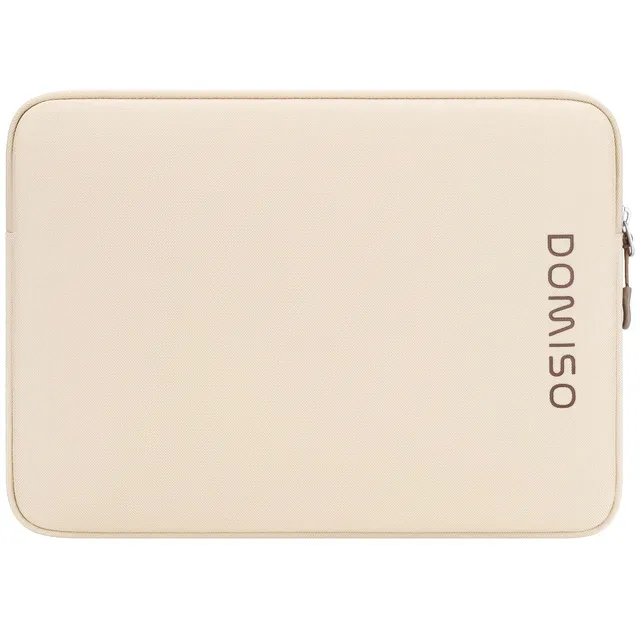DOMISO 15,6 pouces housse ordinateur beige jaune étanche