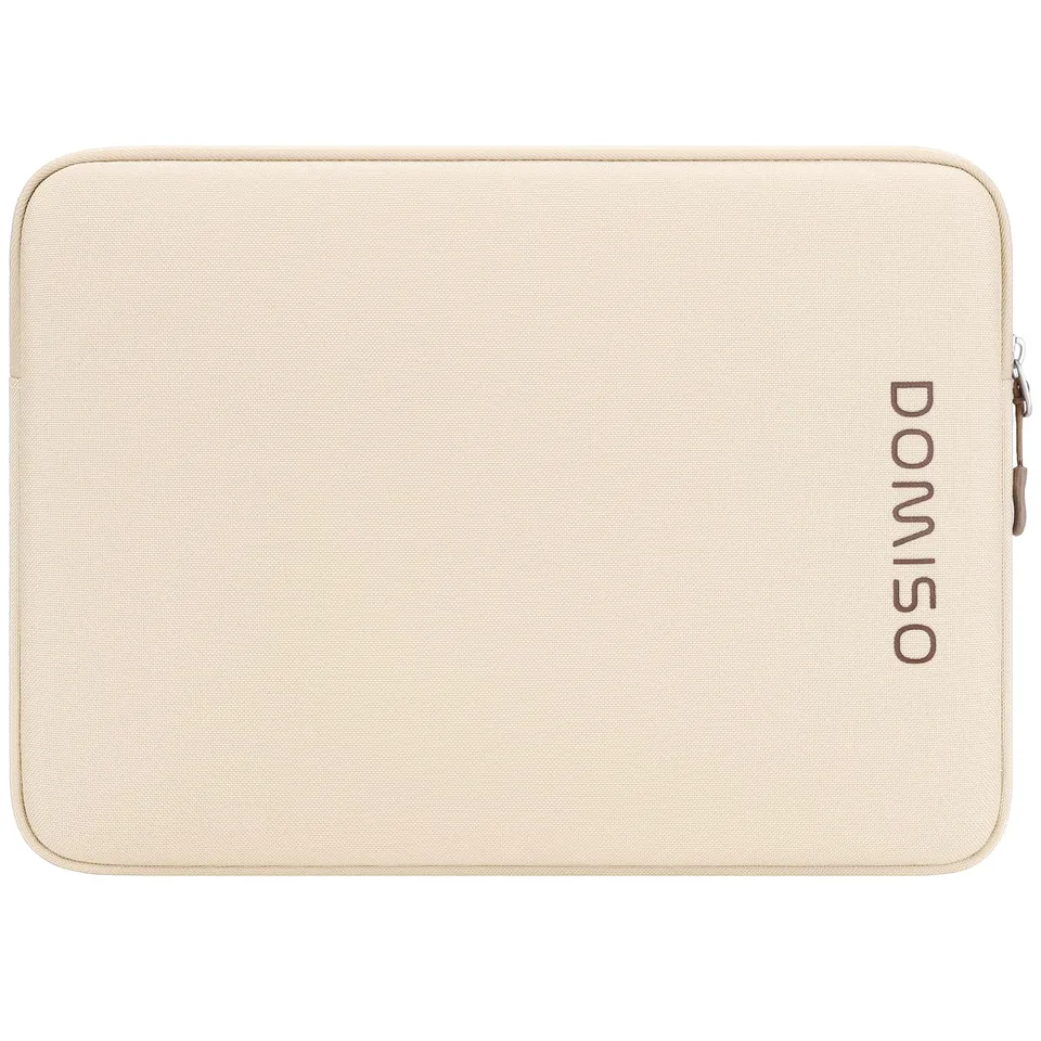 DOMISO 15,6 pouces housse ordinateur beige jaune étanche