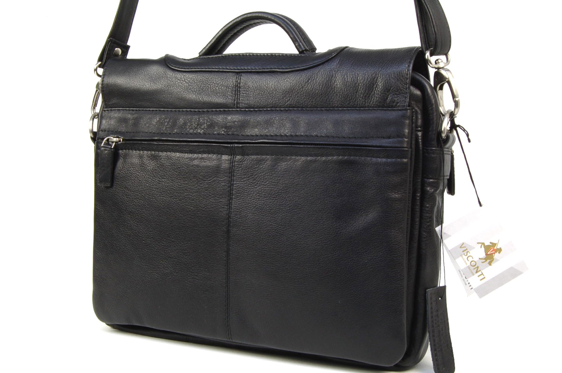 Visconti Alfie 659 sac bandoulière femme cuir multipoches