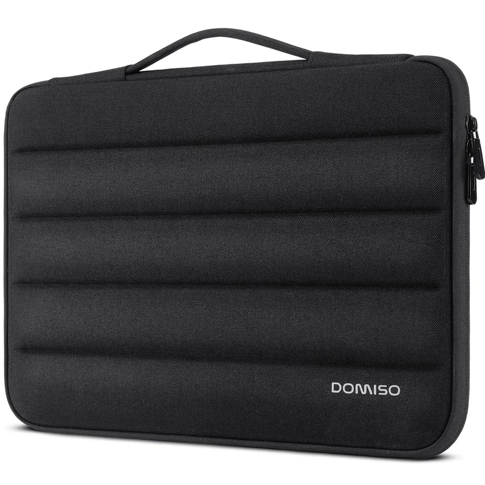 DOMISO 17,3 Pouces Housse Ordinateur Portable Noir Imperméable
