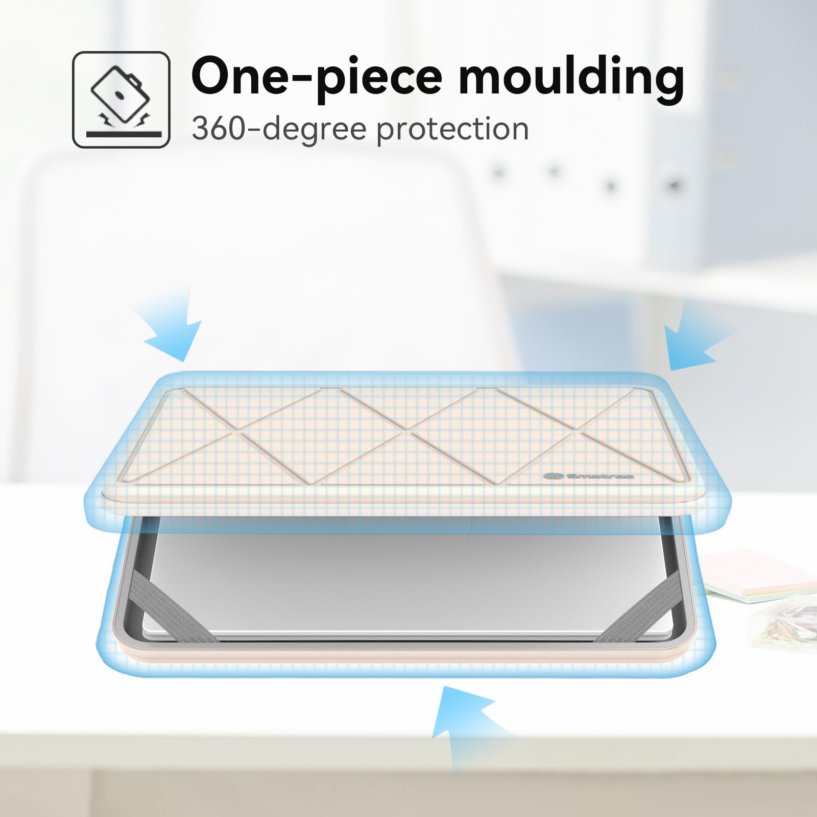 Smatree X8019T housse rigide 13" Surface blanche support