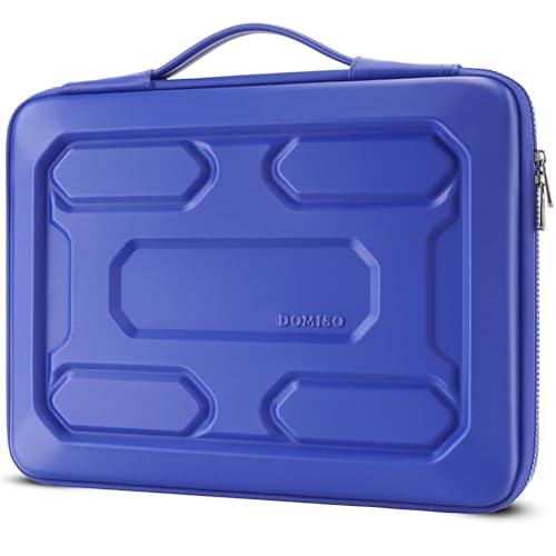 Domiso Housse PC 17 Pouces EVA Bleu Royal Antichoc
