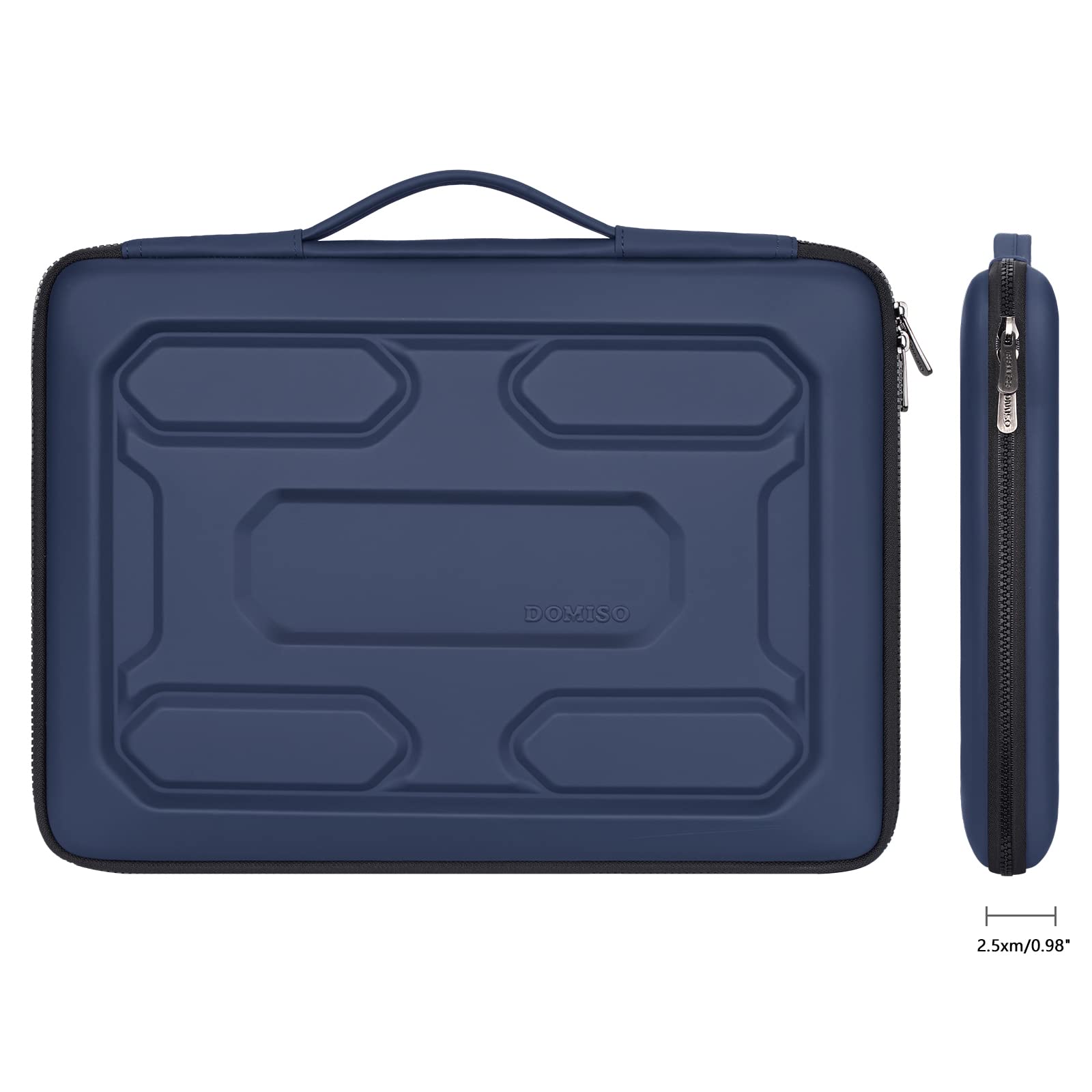 DOMISO Housse ordinateur portable 14 pouces bleu foncé antichoc