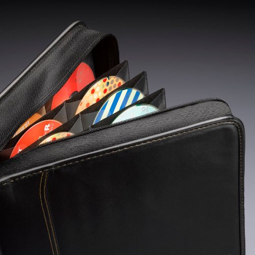 Case Logic KSW208 étui 208 CD simili-cuir noir costaud