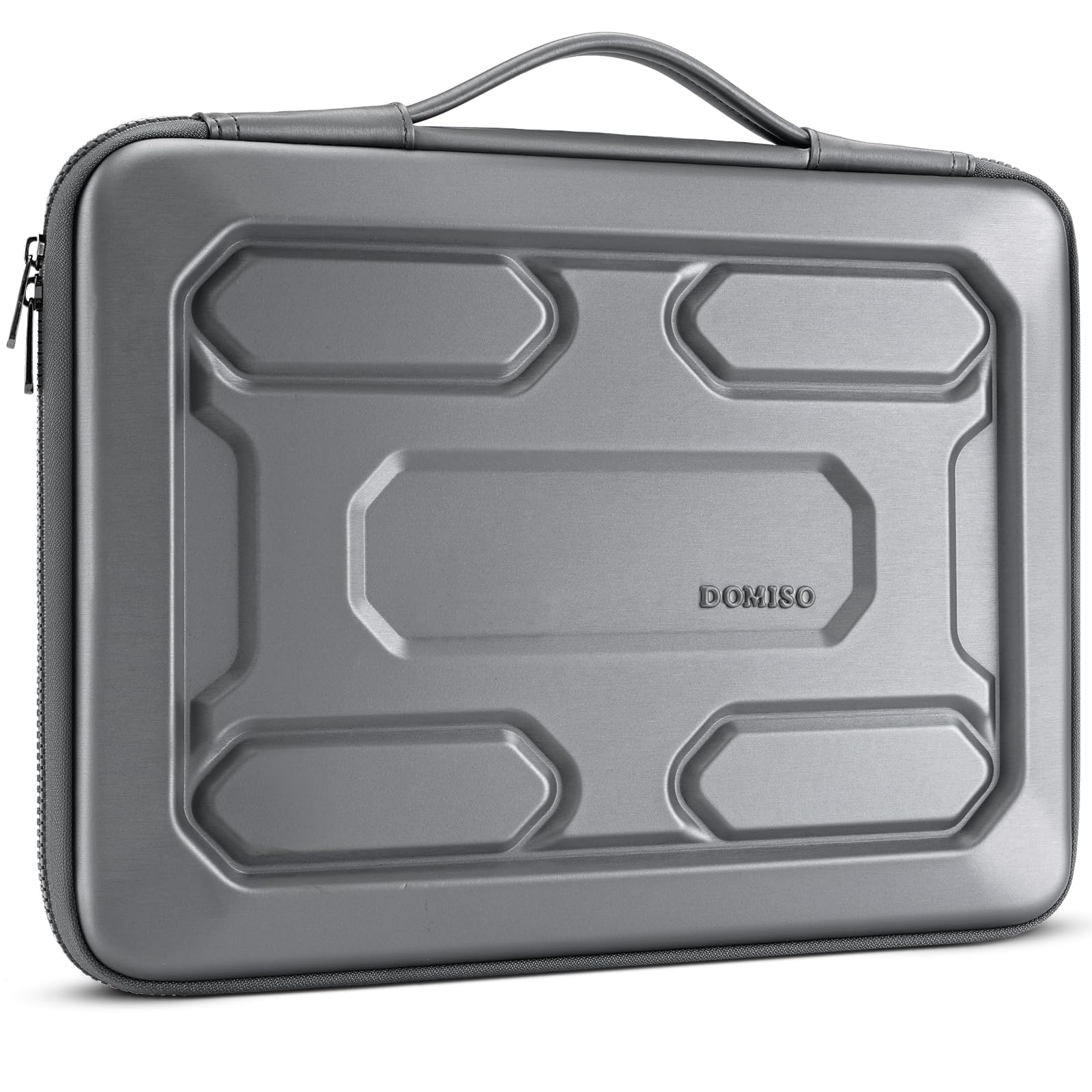 DOMISO housse EVA 17,3 pouces argent rigide