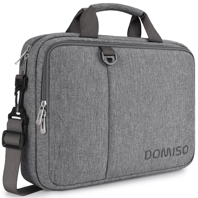 DOMISO 15,6 pouces sacoche PC portable gris imperméable