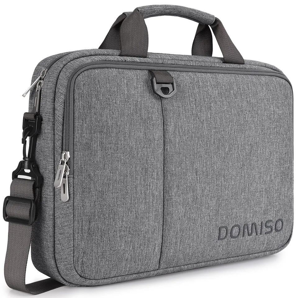 DOMISO 15,6 pouces sacoche PC portable gris imperméable