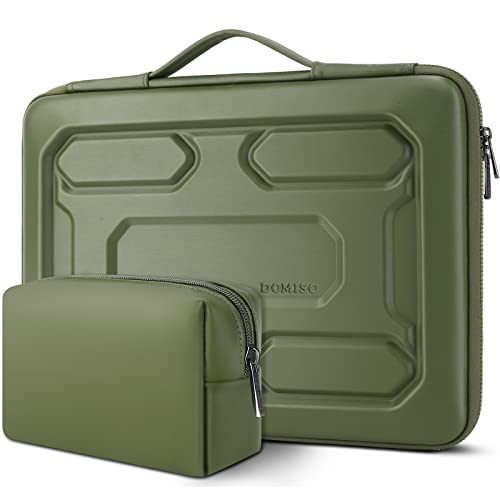Domiso 14" housse PC EVA vert poignée antichoc