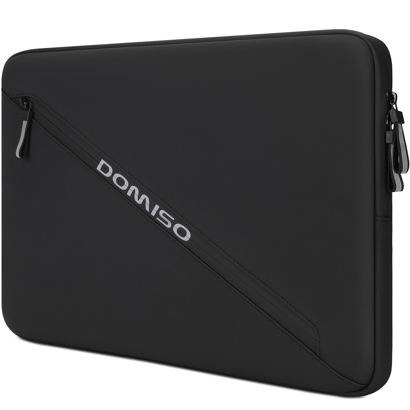 DOMISO housse 17,3 pouces ordinateur portable noir lettres