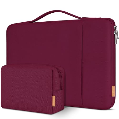 Domiso housse ordinateur portable 17,3 pouces vin antichoc
