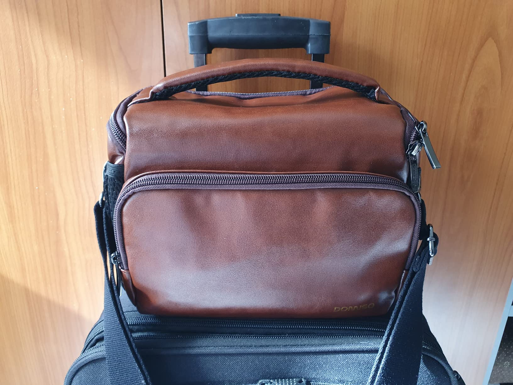 Domiso sac bandoulière photo reflex vin compact