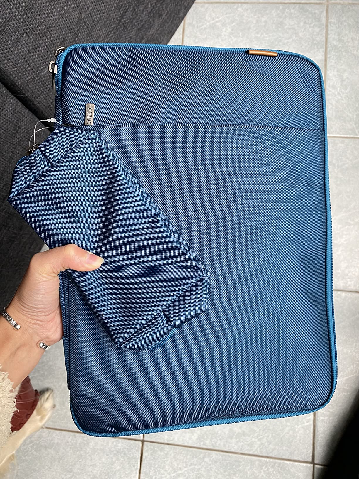 Domiso housse ordinateur portable 17,3 pouces turquoise