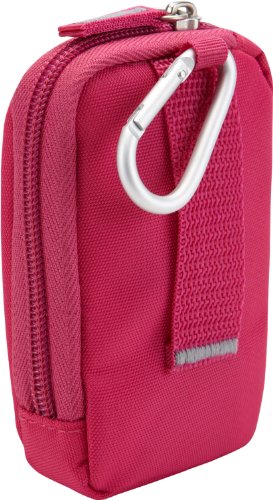 Case Logic étui photo nylon rose mousqueton