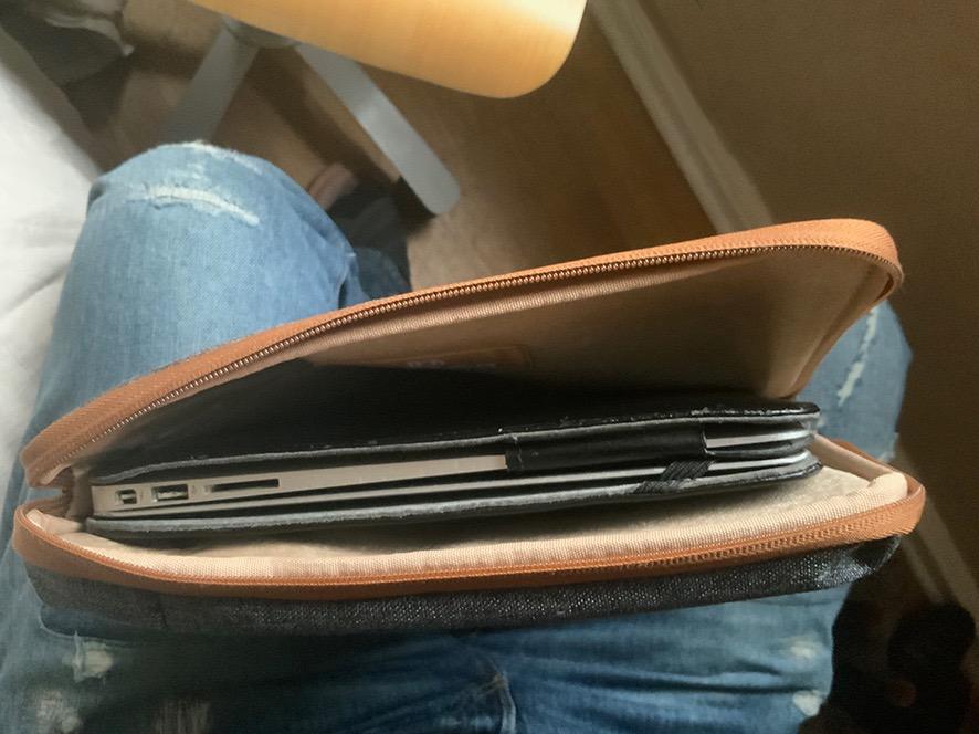DOMISO Housse Ordinateur 17,3 Pouces Gris Foncé Imperméable