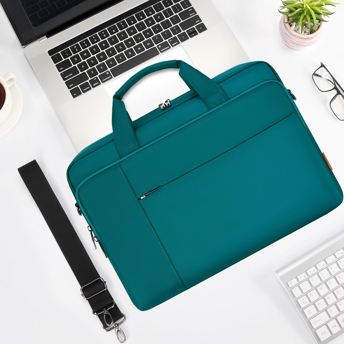 Domiso 15,6 sacoche PC portable turquoise imperméable