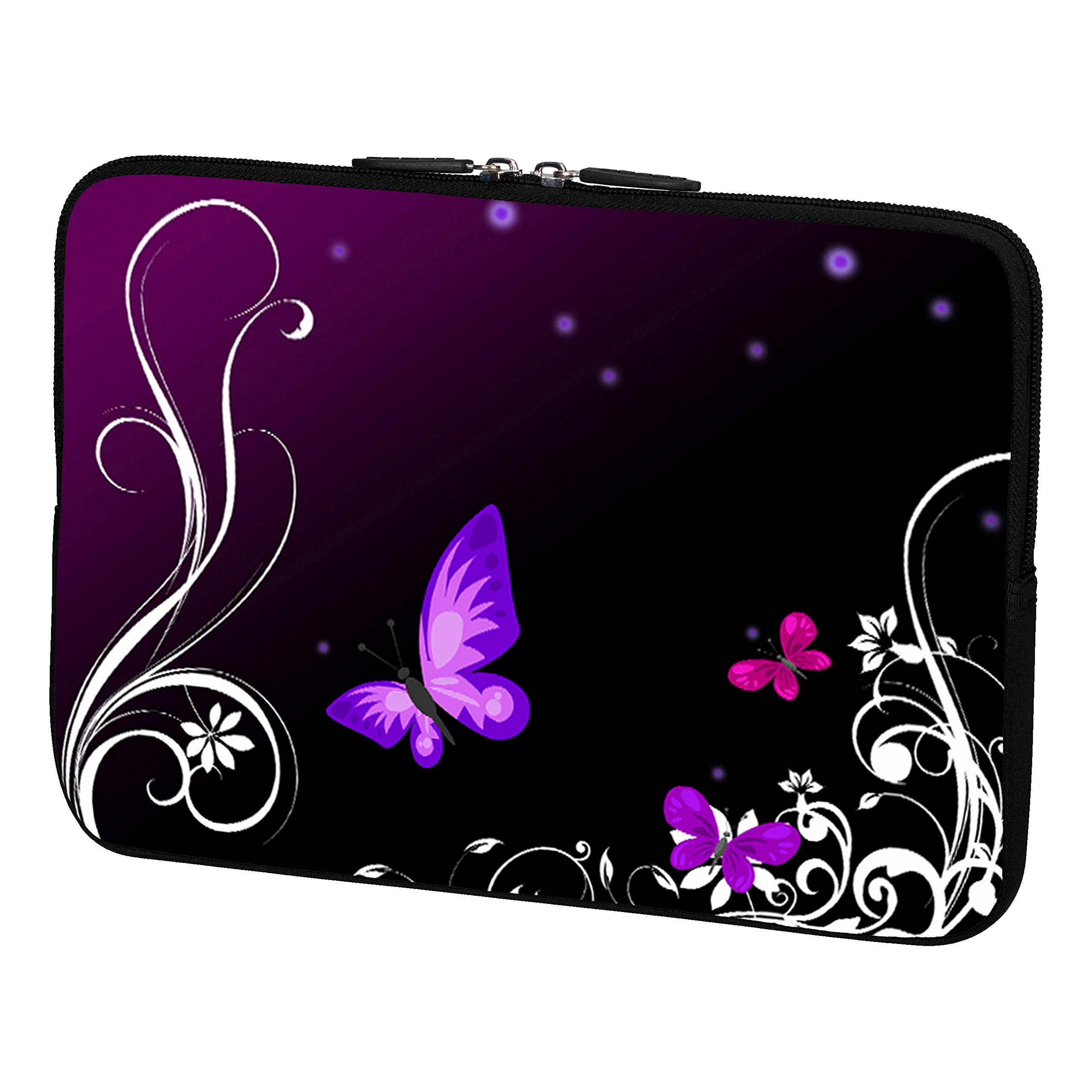 Pedea housse 17,3" Purple Butterfly néoprène