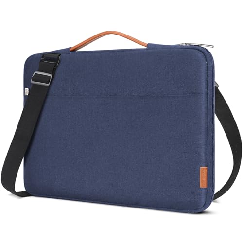 DOMISO housse 14 pouces ordinateur portable bleu foncé antichoc