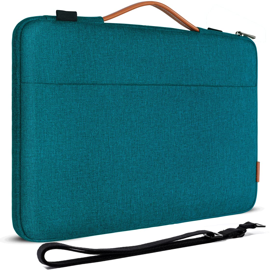 DOMISO 14 pouces housse ordinateur turquoise + mini pochette