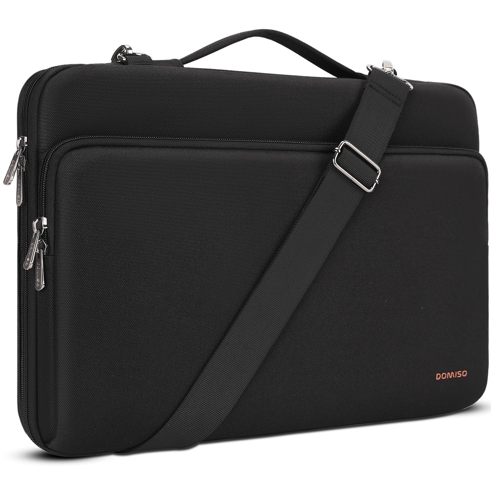 Domiso housse ordinateur 15,6 pouces noir poche