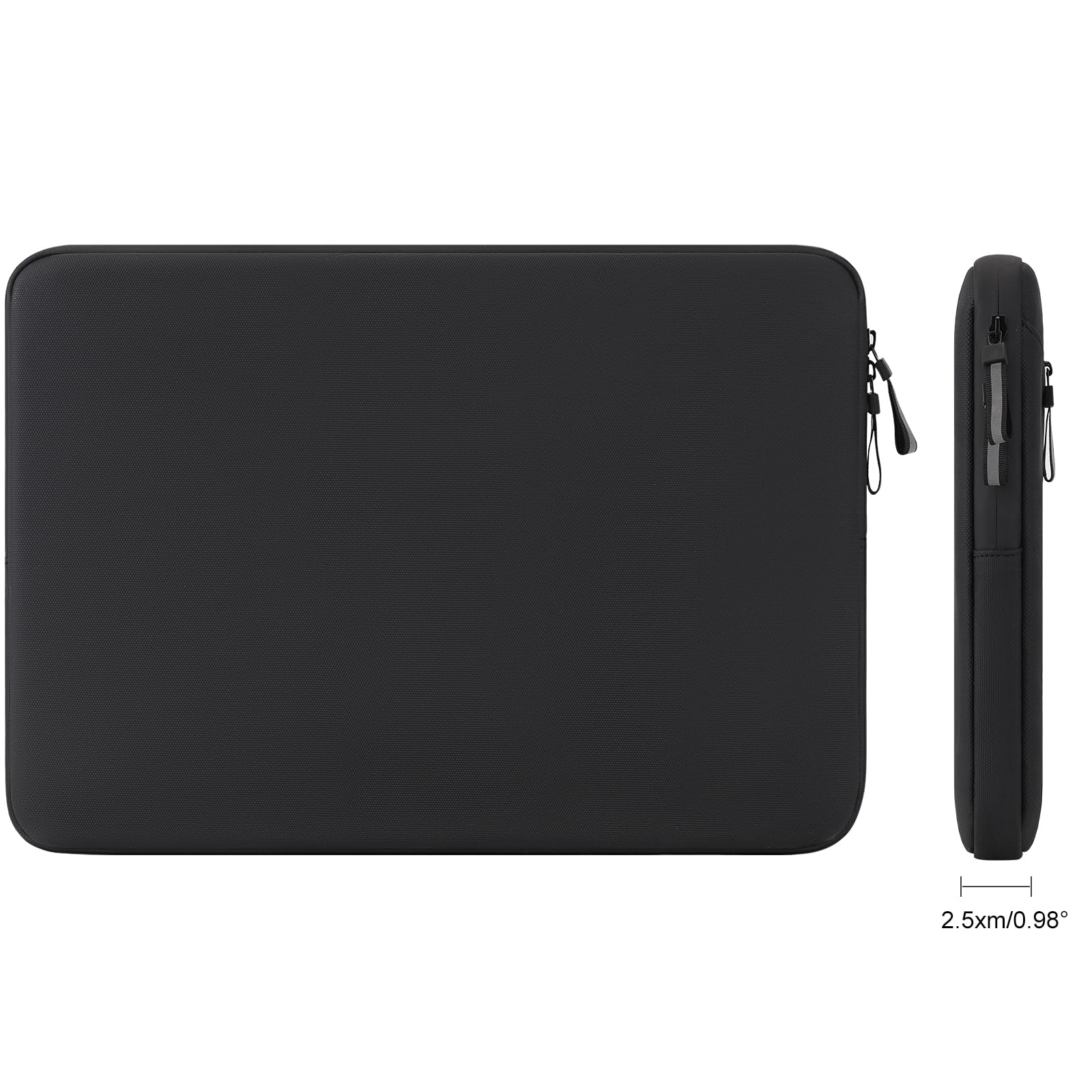 DOMISO housse 17,3 pouces ordinateur portable noir lettres